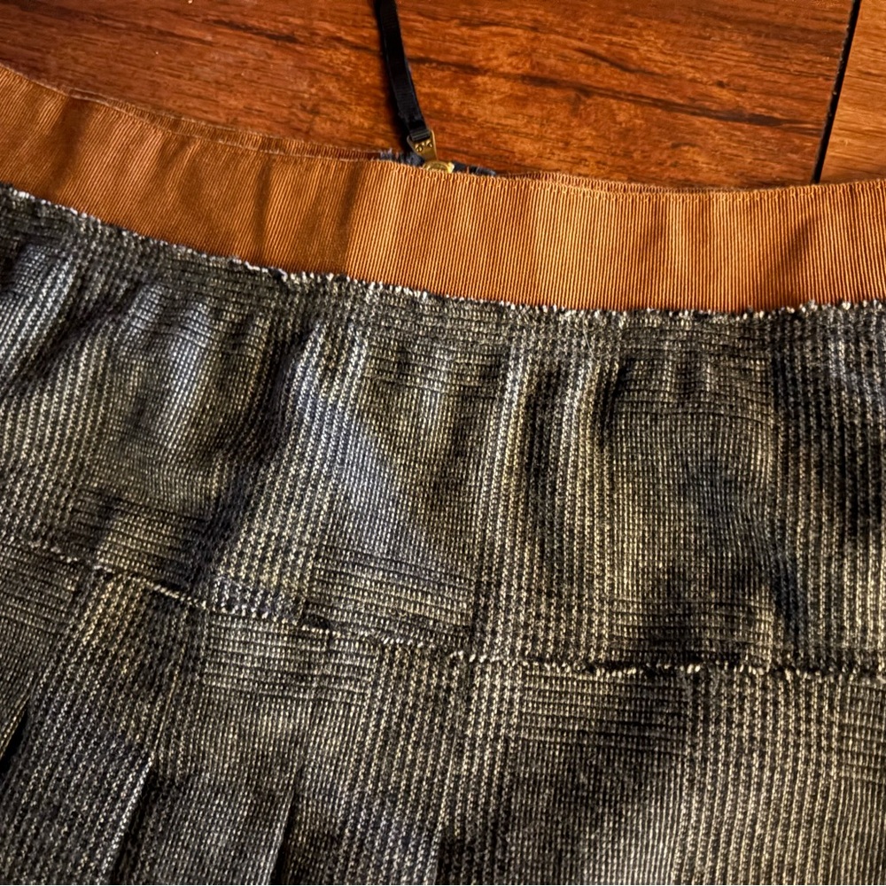 D&G Charcoal and Camel A-Line Skirt - Picture 4 of 13